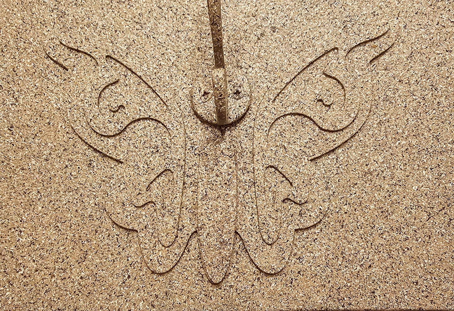 Original Wood stone cover plant/ accessory holder, great for indoor or outdoors. Butterfly inspired