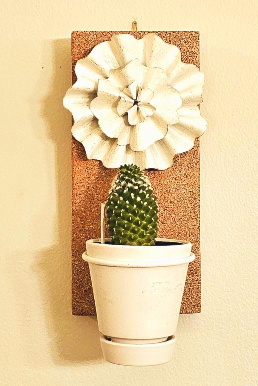 Stoney Clay Color 6 inch Planter or Accessory display