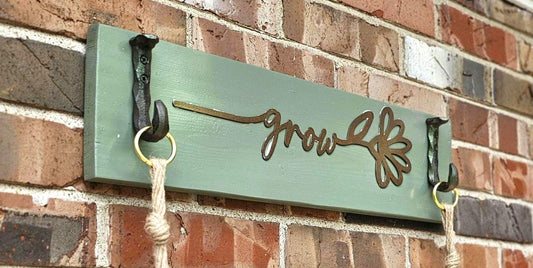 Sage gree Grow hanging wall planter