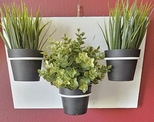 All White Plant holder for 3 4inch pots
